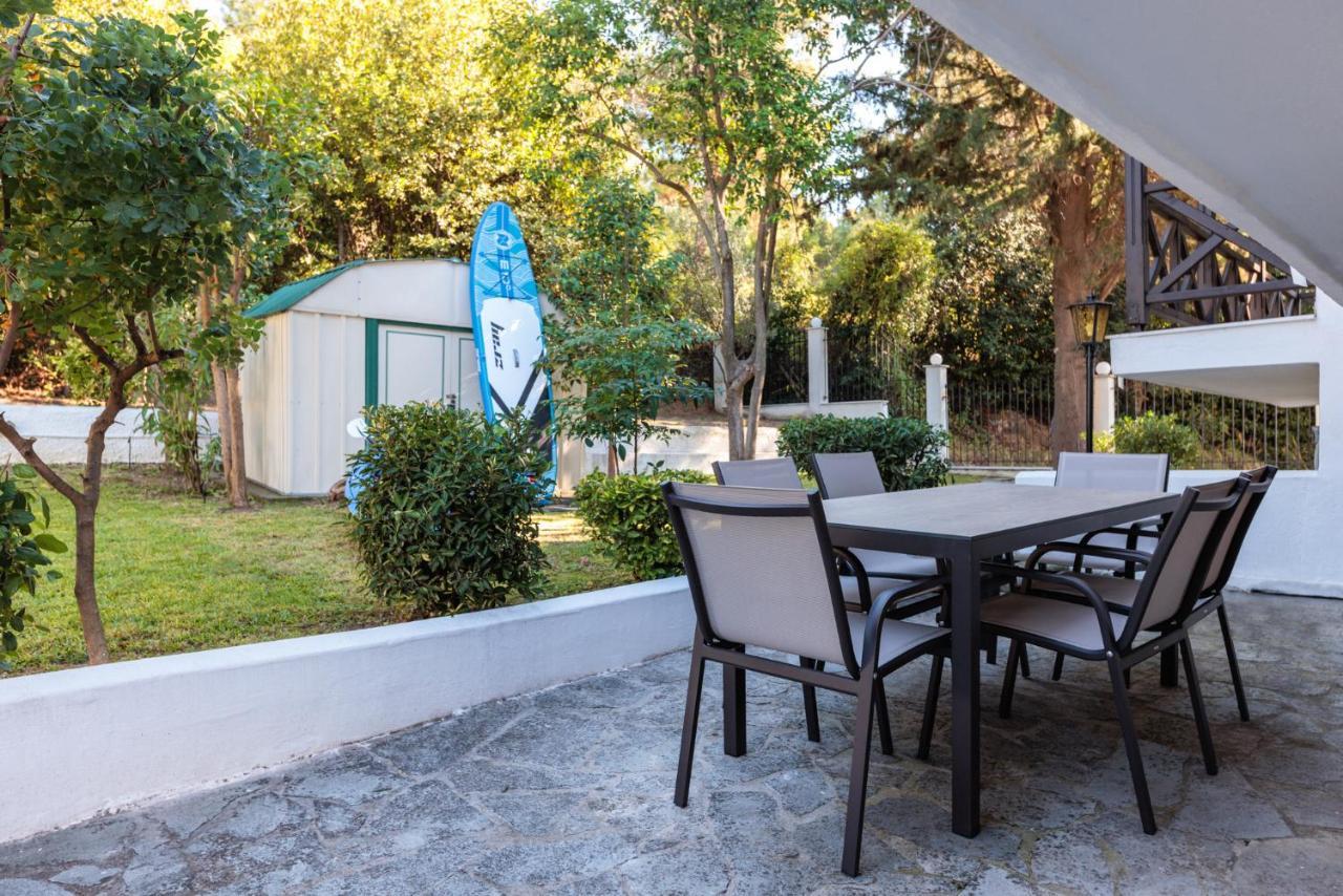 Beach Front Vintage Villa Kalliktratis Nea Kallikrateia Ngoại thất bức ảnh