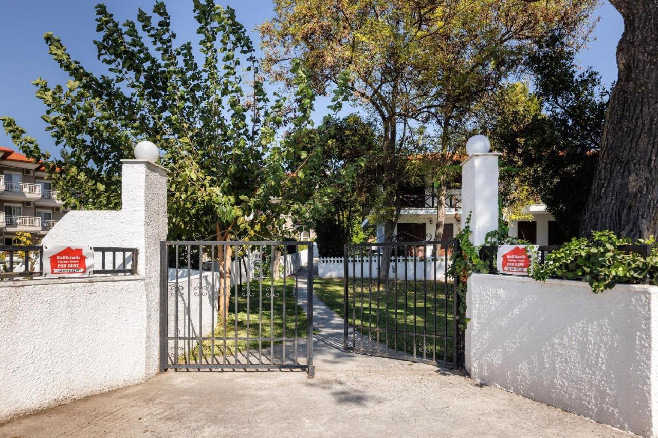 Beach Front Vintage Villa Kalliktratis Nea Kallikrateia Ngoại thất bức ảnh